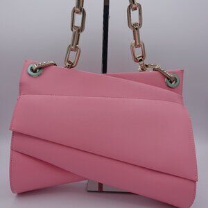 Christian Louboutin Loubitwist Calipso Pink Chain Shoulder Bag